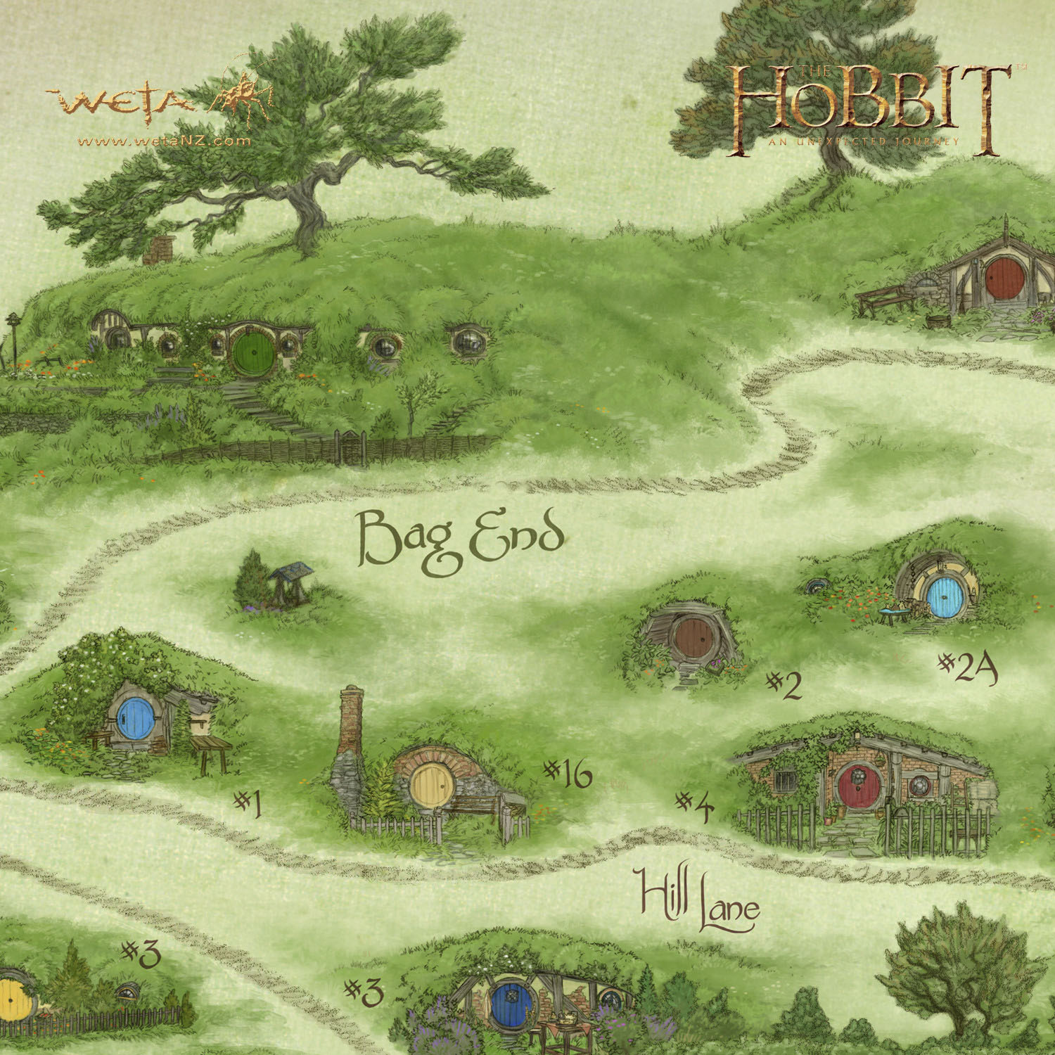 All+Every The Hobbit An Unexpected Journey Logo - Maglietta Per Bambini - Ufficiale