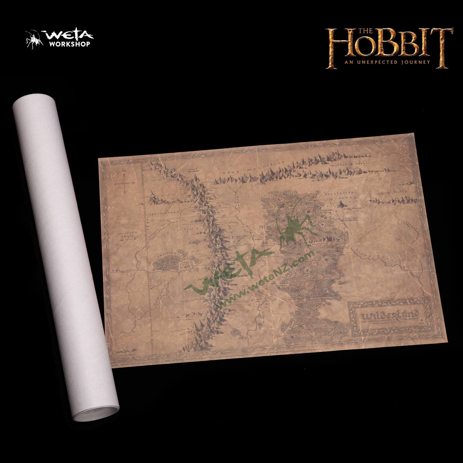 The Museum The Hobbit An Unexpected Journey Map Of Wilderland