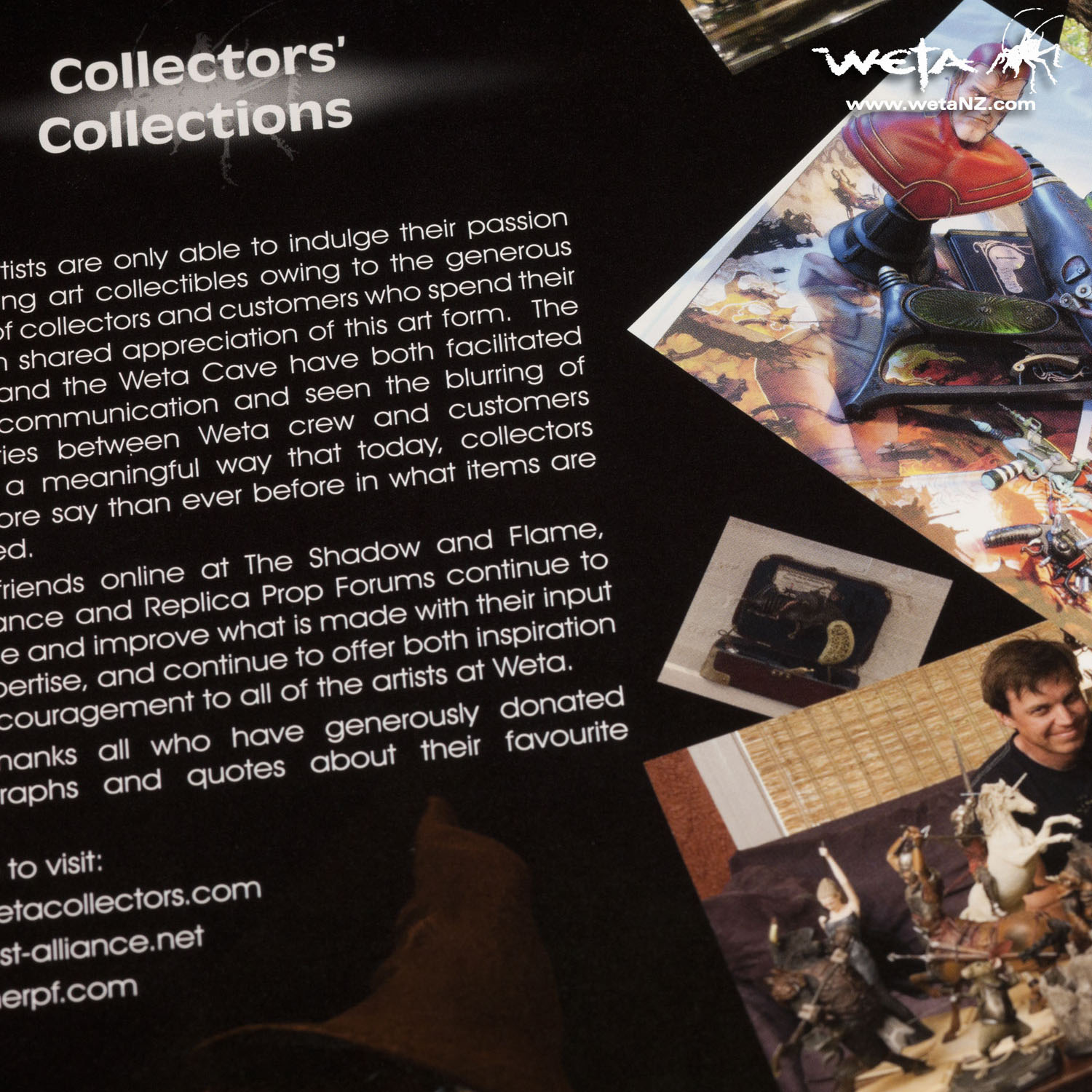 The Museum : Weta Merchandise : The Collector's Guide